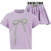 Lavender Sparkle Bow Set - Mixed Apparel Set - 1 - thumbnail