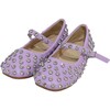 Lavender Studded Ballet Flats - Flats - 1 - thumbnail