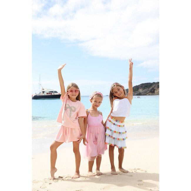 Pink Crystal Bow Short Set - Mixed Apparel Set - 9