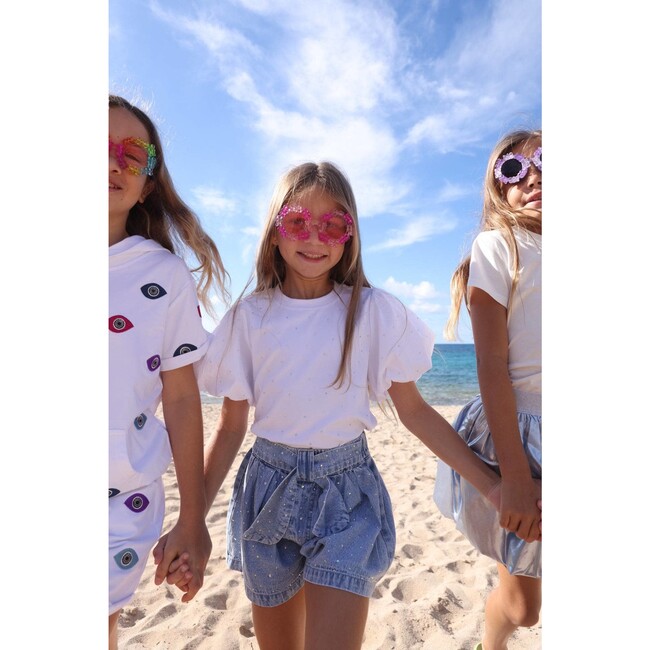 Sparkle Princess Ruffle T-shirt - T-Shirts - 7