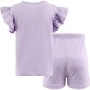 Lavender Pretty Bows Short Set - Mixed Apparel Set - 2