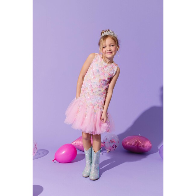 Pinky Mermaid Magic Tutu Dress - Dresses - 5