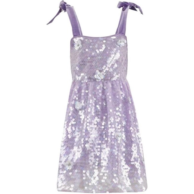 Lavender Daisy Sequin Dress