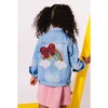 Rainbow Bow Gem Denim Jacket - Jackets - 3