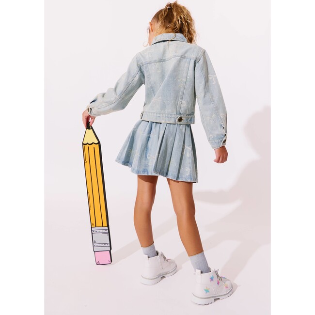 Sparkle Bows Denim Jacket - Jackets - 6