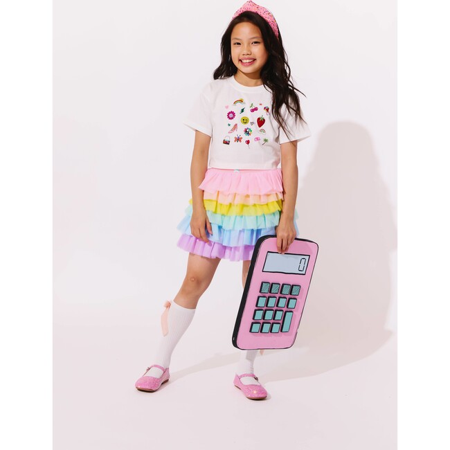 Sparkle Doodle Crop T-shirt - T-Shirts - 6