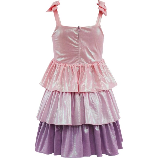 Pastel Ombre Shimmer Bow Dress