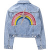 Gems Rainbow Flash Denim Jacket - Jackets - 1 - thumbnail