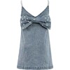 Gems Bow Denim Dress - Dresses - 1 - thumbnail