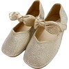 Gold Crystal Bow Ballet Flat - Flats - 4