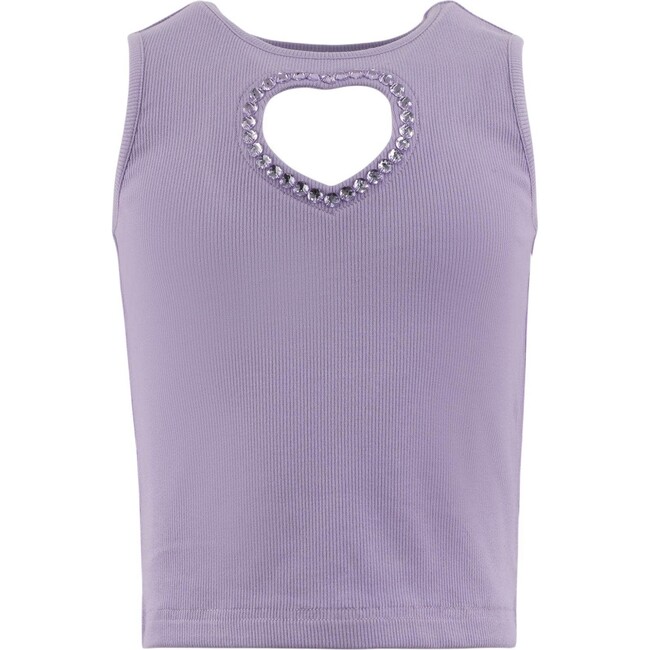 Lavender Crystal Heart Tank