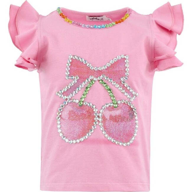 Crystal Cherry Ruffle Short Set - Mixed Apparel Set - 3