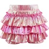 Hologram Ruffle Skort Pink - Skirts - 1 - thumbnail