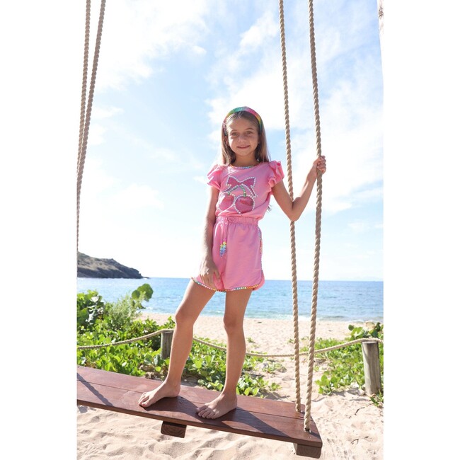 Crystal Cherry Ruffle Short Set - Mixed Apparel Set - 6