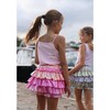 Hologram Ruffle Skort Pink - Skirts - 5