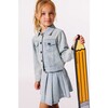 Sparkle Bows Denim Jacket - Jackets - 8