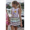 Hologram Ruffle Skort Pink - Skirts - 6