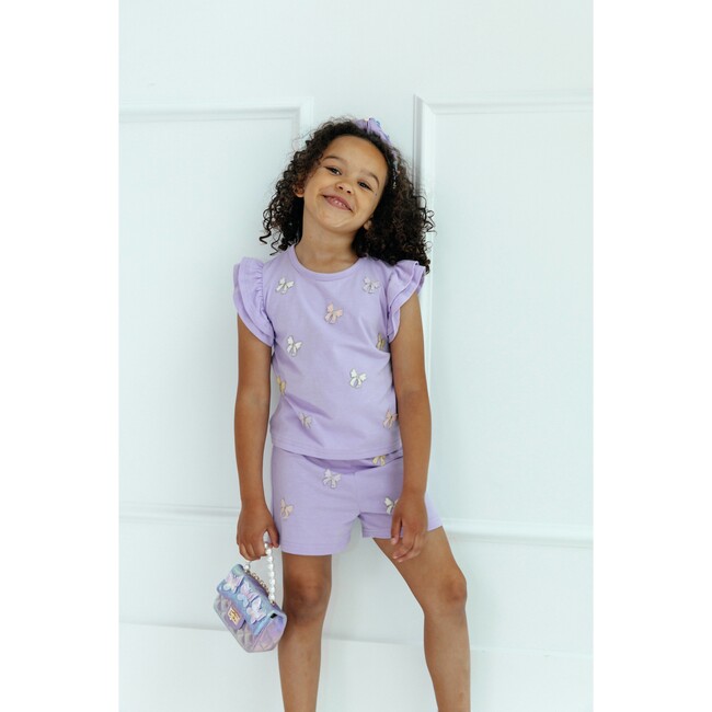 Lavender Pretty Bows Short Set - Mixed Apparel Set - 7