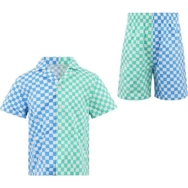 Checkered Summer Boys Set