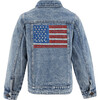 American Flag Denim Jacket - Jackets - 1 - thumbnail