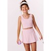 Pink Rainbow Sherbet Sequin Tennis Set - Mixed Apparel Set - 6