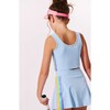 Blue Rainbow Sherbet Sequin Tennis Set - Mixed Apparel Set - 3