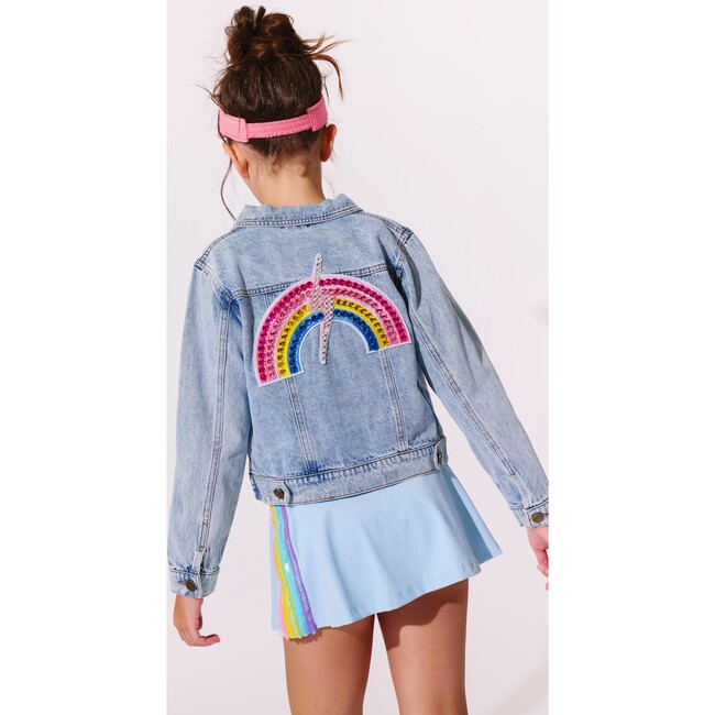 Gems Rainbow Flash Denim Jacket - Jackets - 3