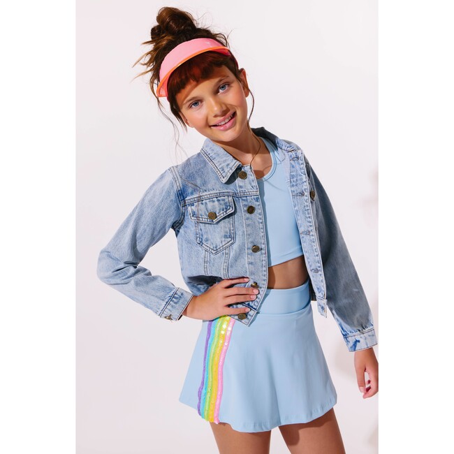 Gems Rainbow Flash Denim Jacket - Jackets - 4