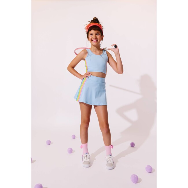 Blue Rainbow Sherbet Sequin Tennis Set - Mixed Apparel Set - 6