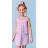Lavender Crystal Heart Denim Bow Dress - Dresses - 9