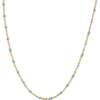 Enamel Bead Necklace, Blue - Earrings - 1 - thumbnail