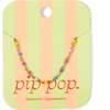 Enamel Bead Necklace, Rainbow - Earrings - 3