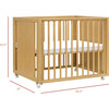 Palma All-Stages® Midi Crib Conversion Kit in Honey - Cribs - 2