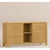 TipToe 6-Drawer Assembled Dresser with Cubbies in Honey - Dressers - 3