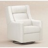 Kiwi Plus Power Glider Recliner w/ Power Headrest in Cream Shearling - Nursery Chairs - 2