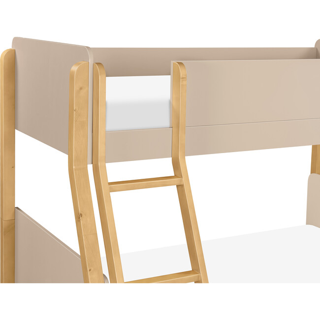 TipToe Twin-Over-Full Bunk Bed in Taupe and Honey - Bunk Beds - 5