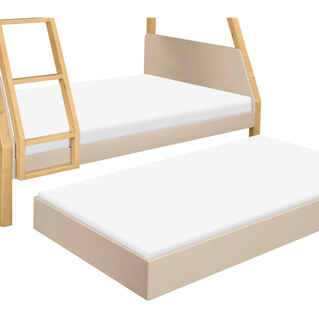 TipToe Twin-Over-Full Bunk Bed in Taupe and Honey - Bunk Beds - 6