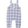 Western Boot Plaid - Crew Neck Tee with Overalls - Overalls - 2