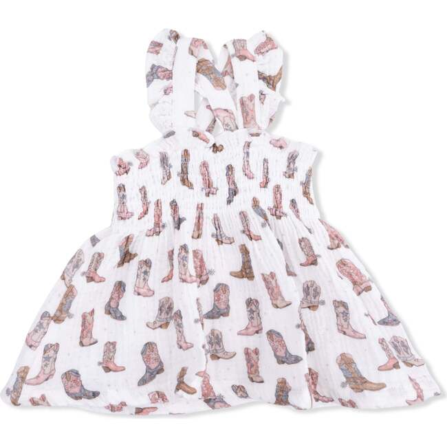 Cowgirl Boots - Smocked Top with Bloomer