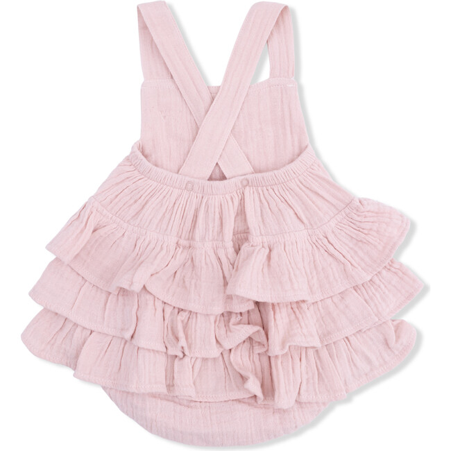 Solid Muslin Lotus - Ruffle Sunsuit