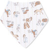 Cowboy Nursery -  2 Way Zipper Footie, Bandana Bib, & Swaddle Blanket Set - Footie Pajamas - 2