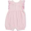 Solid Muslin Lotus - Scallop Ruffle Shortie - Rompers - 2