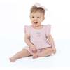 Solid Muslin Lotus - Scallop Ruffle Shortie - Rompers - 1 - thumbnail