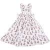Cowgirl Boots - Smocked Ruffle Sundress - Dresses - 5