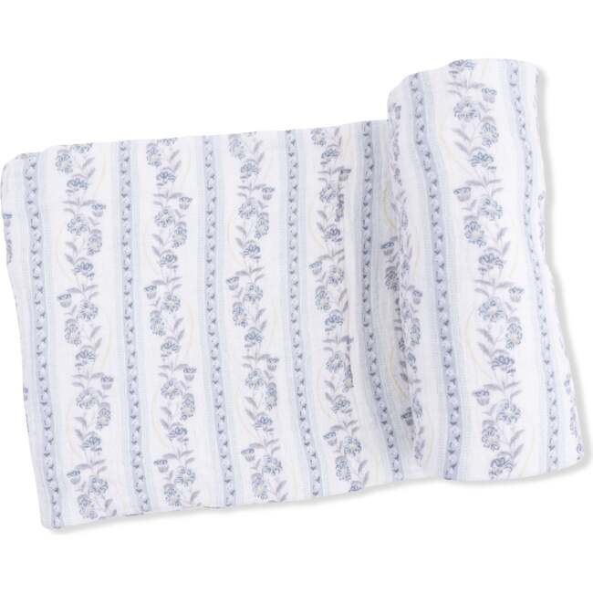 Kimberly Floral Stripe - Swaddle Blanket