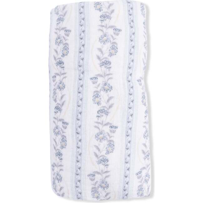 Kimberly Floral Stripe - Swaddle Blanket