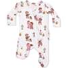 Vintage Cowgirls - 2 Way Ruffle Back Zipper Footie - Footie Pajamas - 1 - thumbnail