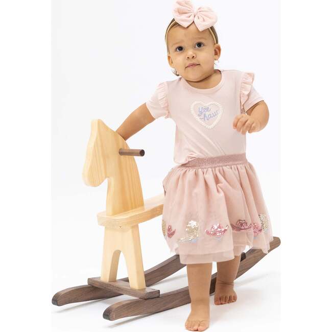 Yee Haw Cowgirl - Ruffle Tee