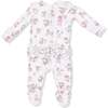Cowgirl Nursery - 2 Way Ruffle Front Zipper Footie - Footie Pajamas - 2