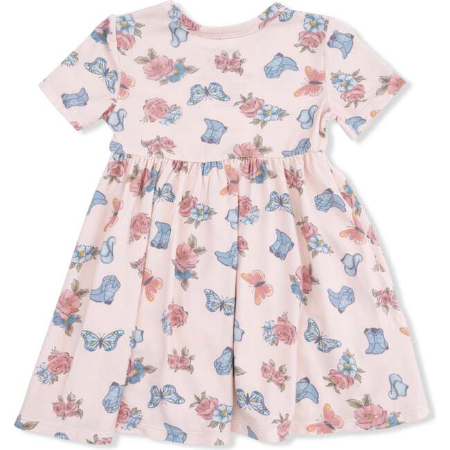 Country Girl Boots - Twirly Dress with Ruffle Pockets